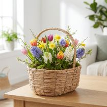 Produkt Kosz z uchwytem kosz na rośliny kosz prezentowy sztuczny 31×23×36cm