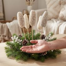 Produkt Luffa mała na patyku biała myta 25 szt