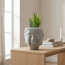 Produkt Sztuczny Sukulent Doniczka Budda Ø12cm W25cm