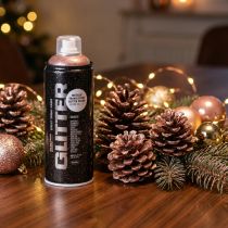 Produkt Brokat w sprayu, różowe złoto, złoty spray, farba metaliczna, Montana Cans 400ml