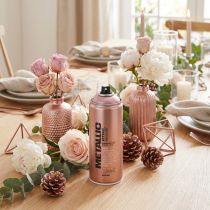 Produkt Farba w sprayu z efektem metalicznym, różowe złoto, puszka 400 ml