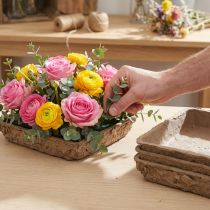 Produkt Oasis Biolit Basic Florystyczna Gąbka 13x13x2 cm 12-częściowy Zestaw Dekoracji Kwiatowych DIY