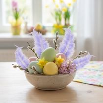 Produkt Fioletowe piórka Puszyste artykuły do rękodzieła Wiosna 5-10cm 20g