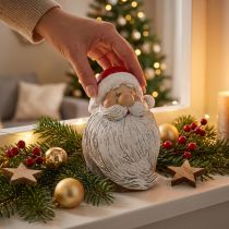 Produkt Figurka Świętego Mikołaja Święty Mikołaj Czerwony, Biały Polyresin 15cm