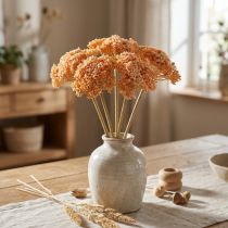 Produkt Sztuczne kwiaty krwawnika pomarańczowe 50cm 5szt w pęczku
