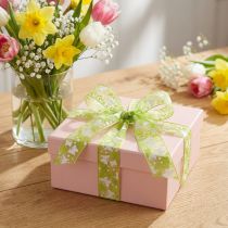 Produkt Wstążka organza motyle zielona wstążka prezentowa 25mm 20m