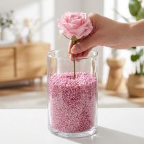 Produkt Granulat dekoracyjny różowe kamienie dekoracyjne 2mm - 3mm 2kg