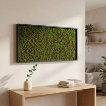 Produkt Fototapeta mech w zielonej ramie 60x30cm Dekoracja ścienna z mchu