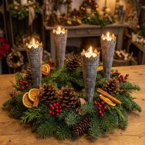 Produkt Świecznik tea light antyczny Ø5cm W24cm 4szt
