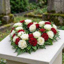 Produkt Materiał wtykany serce pianka kwiatowa zielone 24cm x 25cm 2 szt