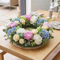 Produkt Wianek z pianki florystycznej, deska drewniana, mokra pianka florystyczna, 38 cm, 2 sztuki