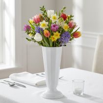 Produkt Wazon nastawny „Szwed” biały Ø13cm - 20cm, 1szt