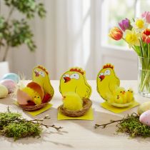 Produkt Chenille Pisklęta w Gnieździe Mix Ø 5,5cm 3szt