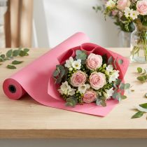 Produkt Papier do mankietów bibułka kwiatowa różowa 25cm 100m