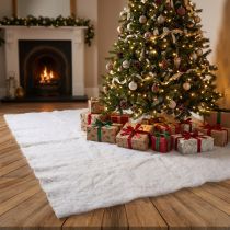 Produkt Dywan śnieżny Dekoracja koca śnieżnego śnieżnobiały 1350x90cm