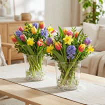 Produkt Doniczka szklana przezroczysta stożkowa Ø12cm W12,5cm 2szt