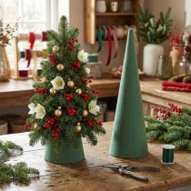 Produkt Stożek z pianki florystycznej mokry z pianki florystycznej W40cm 2 szt