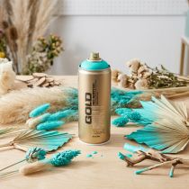 Produkt Farba w sprayu w kolorze turkusowym Fluo Neon w sprayu Cyan 400 ml