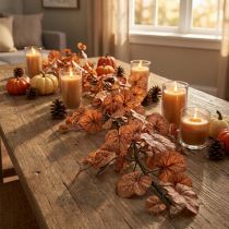 Produkt Wieszak dekoracyjny, girlanda z jesiennych liści Heuchera 150cmx15cm