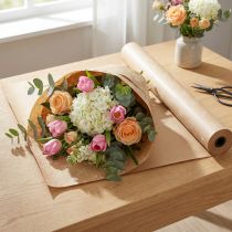 Produkt Mankietowa bibuła papierowa kwiaty naturalne 25cm 100m