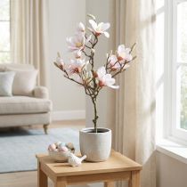 Produkt Sztuczne drzewo magnoliowe różowe 74 cm Sztuczna dekoracja kwiatowa