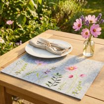 Produkt Podkładka mata na stół filcowe kwiaty 45x4,5x35cm 4szt