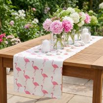Produkt Tkanina dekoracyjna Flamingo White-Pink 30cm x 3m
