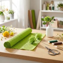 Produkt Bibuła florystyczna krepa florystyczna zielona trawiasta 50×250cm 5 szt.