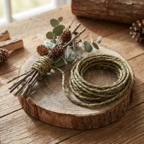 Produkt Drut rustykalny Zielony drut jubilerski z drutu rustykalnego 3-5mm 3m