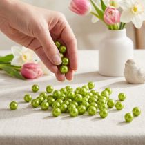 Produkt Koraliki dekoracyjne Ø10mm zielone 115 sztuk