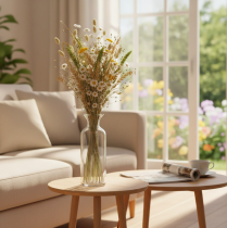 Produkt Bukiet z suszonych kwiatów, elegancki bukiet z suszonych kwiatów do salonu, 50 cm