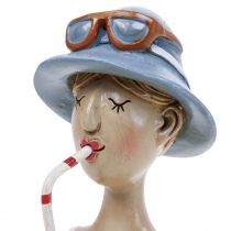 Produkt Kobiecy biust Koktajl Niebiesko-białe Figury dekoracyjne W10,5cm 2szt