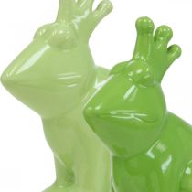 Produkt Dekoracyjna żaba ceramiczna, żaba książęca dekoracja letnia 13×8×16cm 2szt