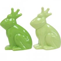 Produkt Ceramiczna figurka dekoracyjna żaby, letnia dekoracja żaby książę 10,5 × 5,5 × 7cm 4szt