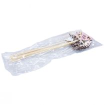 Produkt Wiosenna ozdoba kwiatowa wtyczka drewniana ozdoba ptak 7×10cm 12 szt