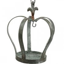 Deco Korona do Powieszenia Rdza, Metalowy Karmnik Ø18,5cm