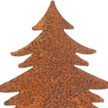 Produkt Palik ogrodowy, stal patynowana, jeleń, gwiazda, jodła, wys. 10/15 cm, 3 sztuki