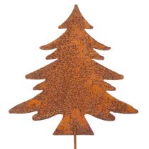 Produkt Palik ogrodowy, stal patynowana, jeleń, gwiazda, jodła, wys. 10/15 cm, 3 sztuki