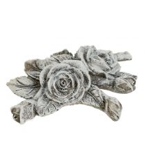 Róża do dekoracji grobu polyresin 10cm x 8cm 6szt