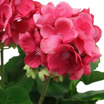 Produkt Geranium sztuczny kwiat różowy sztuczny kwiat balkonowy 7 kwiatów W38cm
