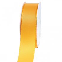 Produkt Wstążka prezentowa wstążka dekoracyjna pomarańczowa jedwabna wstążka 40mm 50m