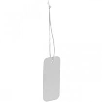 Produkt Tag prezentowy papierowy biały 8 × 3,5 cm 100 szt