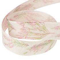 Produkt Wstążka prezentowa jesienna wrzosowa wstążka materiałowa 25mm 20m