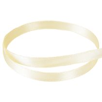 Produkt Wstążka prezentowa kremowa wstążka dekoracyjna wstążka satynowa 6mm × 50m
