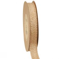 Produkt Wstążka prezentowa pleciona wstążka papierowa naturalna 20mm 10m