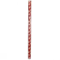 Produkt Miś pluszowy w papier prezentowy, urodzinowy, w czerwoną kratkę, 70x200cm