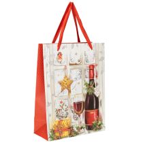 Produkt Świąteczna torba na prezenty 8 cm x 18 cm wys. 24 cm zestaw 2 sztuk
