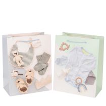 Produkt Torebka prezentowa dla chłopca – idealna na prezent z okazji narodzin – 23 cm – 2 sztuki