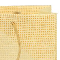 Produkt Torebki na prezenty papierowe tkane waniliowy pomarańczowy różowy 20×10×10cm 6szt