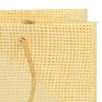 Produkt Torebki na prezenty papierowe tkane waniliowy pomarańczowy różowy 20×10×10cm 6szt